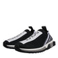 Black White Slip On Sorrento Sneakers Shoes