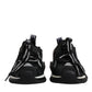 Black Mesh Sorrento Trekking Sneakers Shoes