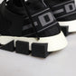 Black Mesh Sorrento Trekking Sneakers Shoes