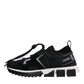 Black Mesh Sorrento Trekking Sneakers Shoes