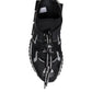 Black Mesh Sorrento Trekking Sneakers Shoes