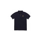 Blue Cotton Polo Shirt