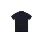 Blue Cotton Polo Shirt