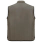 Gray Polyester Men Vest
