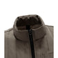Gray Polyester Men Vest