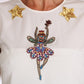 Enchanted Crystal-Embellished Silk Blouse