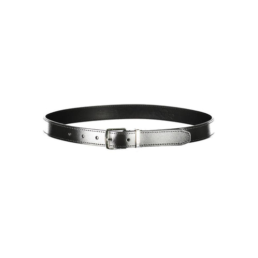 Black Leather Women Belt