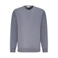 Blue Cotton Men Sweater