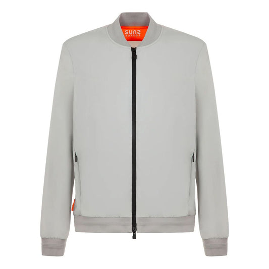 Gray Nylon Men's Jacket