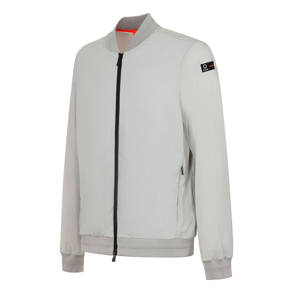 Gray Nylon Men's Jacket