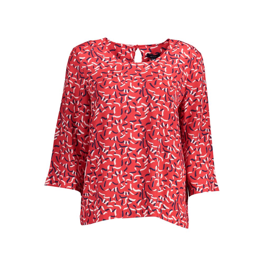 Red Viscose Women Sweater