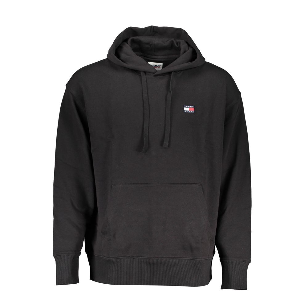 Sleek Cotton Hooded Sweatshirt with Logo