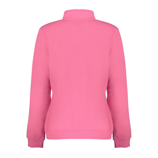 Pink Polyester Women Sweater