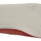 Scarlet Red Blue Stripe Flat Slip-On Shoes