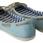 Minnesota Blue Stripe Flat Slip-On Shoes