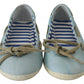 Minnesota Blue Stripe Flat Slip-On Shoes