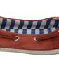 Coral Suede Lace Bow Loafers Ballet Flat Shoes