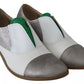 Multicolor Leather Slip-on Loafers Shoes