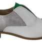 Multicolor Leather Slip-on Loafers Shoes