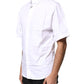 White Cotton Button Down Casual Men Polo Shirt