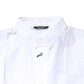 White Cotton Button Down Casual Men Polo Shirt