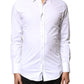 White GOLD Cotton Long Sleeves Dress Shirt