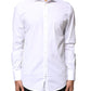 White GOLD Cotton Long Sleeves Dress Shirt