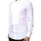 White GOLD CottonPoplin Bib Formal Dress Shirt