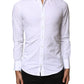 White SICILIA Cotton Formal Men Dress Shirt