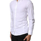 White SICILIA Cotton Formal Men Dress Shirt