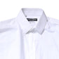White SICILIA Cotton Formal Men Dress Shirt
