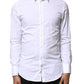 White GOLD Cotton Long Sleeves Dress Shirt