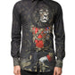 Black Royal Pet Portrait GOLD Dress Shirt