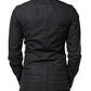 Black Love Embroidery GOLD Formal Dress Shirt