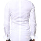 White GOLD Cotton Poplin Bib Formal Men Dress Shirt