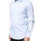 Light Blue Cotton Long Sleeves Dress Shirt