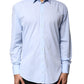 Light Blue Cotton MARTINI Formal Dress Shirt