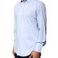 Light Blue Cotton MARTINI Formal Dress Shirt