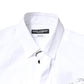 White Cotton Peacock Feather GOLD Formal Shirt
