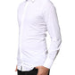 White GOLD Cotton Long Sleeves Dress Shirt
