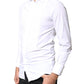 White GOLD Cotton Poplin Bib Men Dress Shirt
