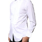 White Cotton Poplin Bib Formal Dress Shirt
