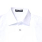 White Cotton Poplin Bib Formal Dress Shirt