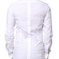 White GOLD Cotton Poplin Bib Formal Men Dress Shirt
