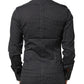 Black GOLD Patterned Cotton Men Dress Shirt