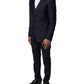 Blue MARTINI Wool 3 Piece Formal Men Suit