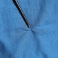 Blue Cashmere Crown V-neck Pullover Sweater
