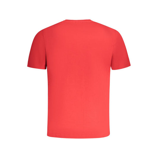 Red Cotton Men T-Shirt