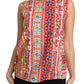 Carretto Print Pure Cotton Tank Top