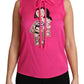 Elegant Pink Silk Family Tank Top Shirt